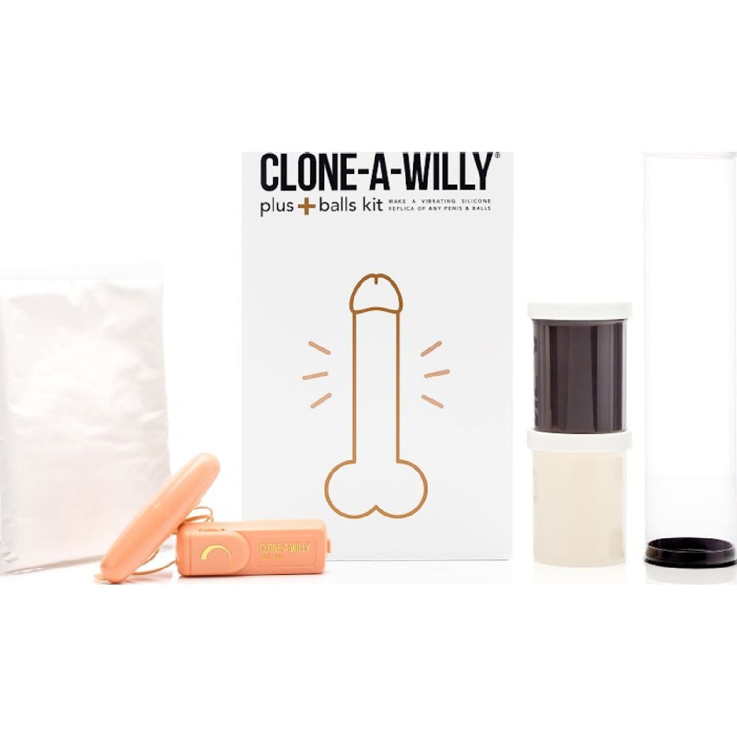 Clone a Willy Plus Balls Kit Deep Skin Tone